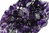 Amethyst Cut Base Crystal Cluster - Uruguay #113814-2